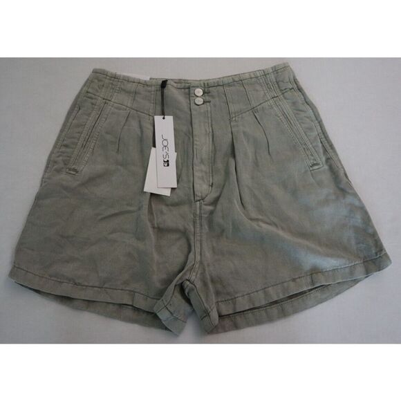 Joe's GC8LLS4111 Women Sz 28 Sea Grass Green The Penelope Hi-Waisted Shorts $148 - Picture 1 of 12